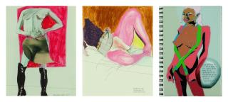 Anne-Mie Van Kerckhoven - I. Untitled (8.7.2002) II. 29.7.1999/2003 (From La Science Du Bien Et Du Mal) III. Untitled (7.5.2) [3 Works]