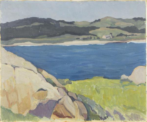 Anne Millay Bremer - Lake among the hillside