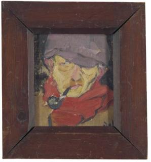 Anne Pierre de Kat - Portrait of a man with a pipe