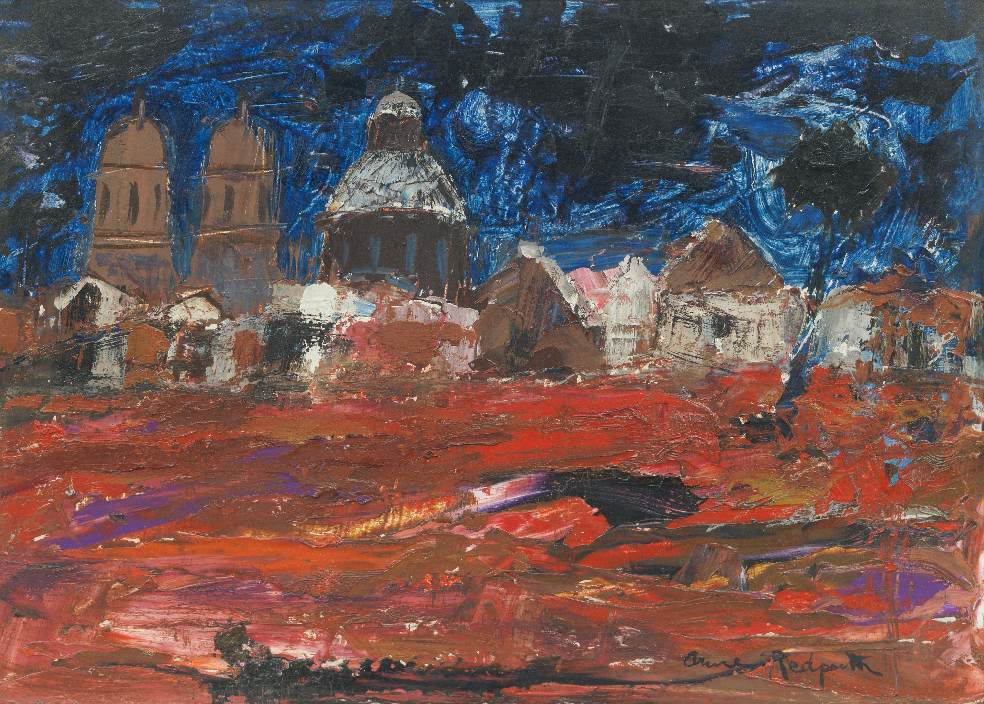 Anne Redpath OBE RSA ARA LLD ARWS ROI RBA - Hill Village