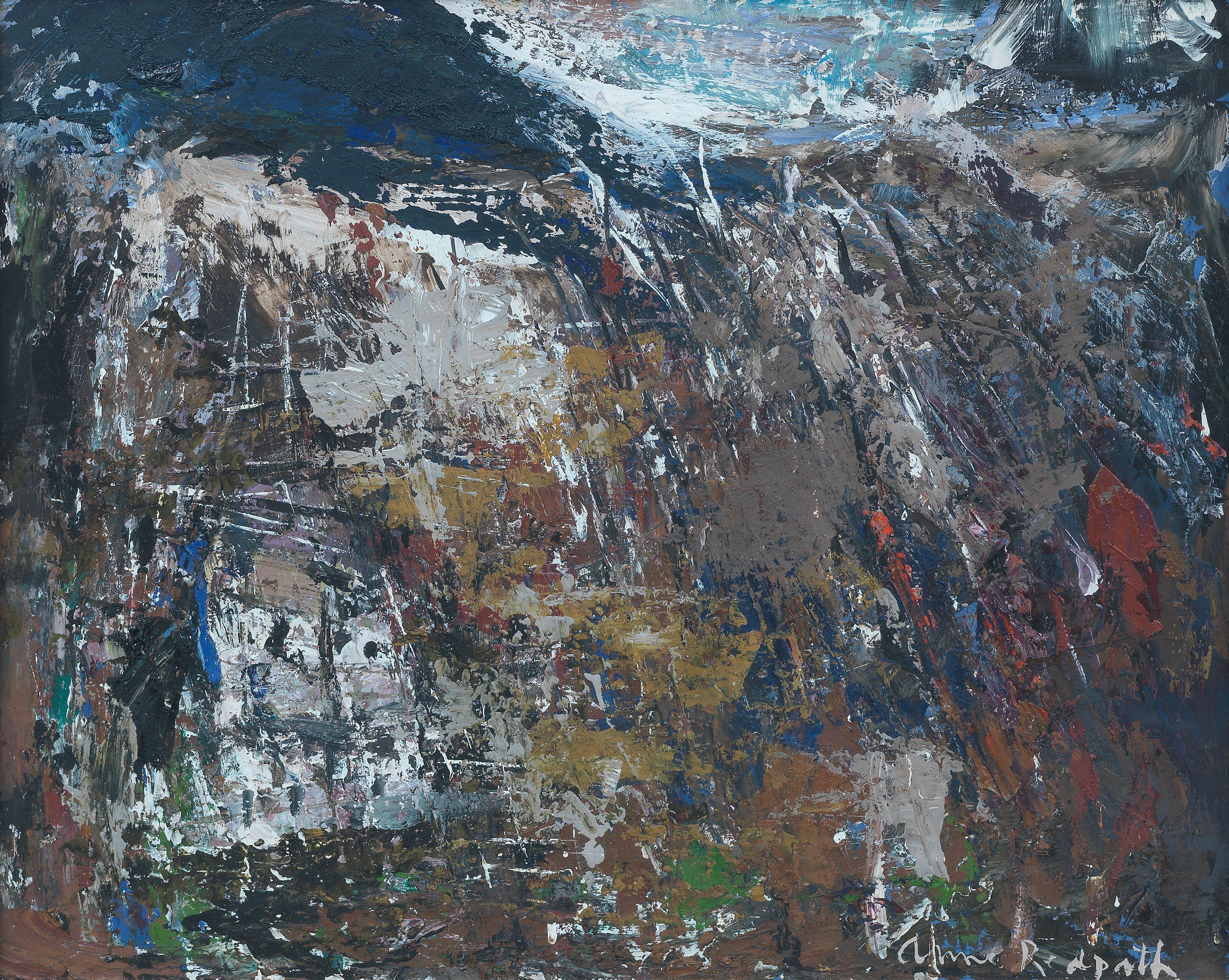 Anne Redpath OBE RSA ARA LLD ARWS ROI RBA - Rocky Hillside