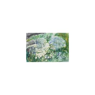 Anne Redpath, R.S.A., A.R.A. - Flowers By A Pool