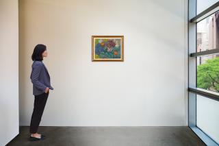 Anne Redpath, R.S.A., A.R.A. - Michaelmas Daisies And Oranges