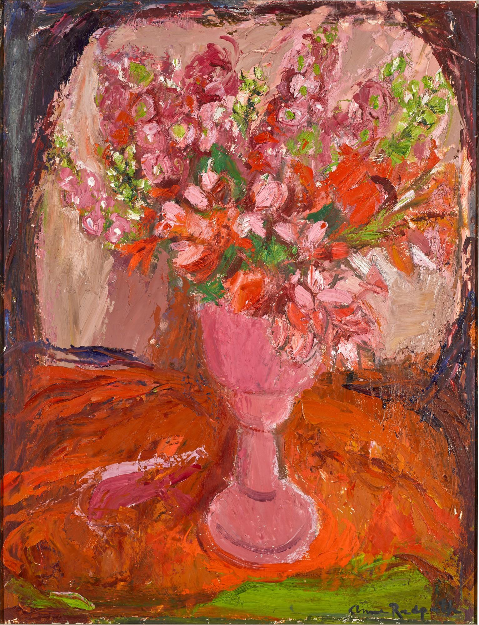 Anne Redpath, R.S.A., A.R.A. - Pink Flowers