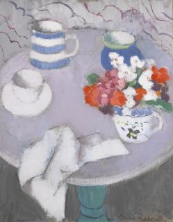 Anne Redpath, R.S.A., A.R.A. - Still Life With A Round Table (Recto), Still Life (Verso)