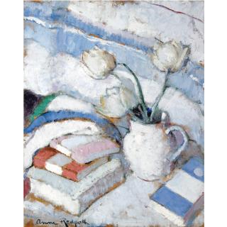 Anne Redpath, R.S.A., A.R.A. - Still Life With White Tulips