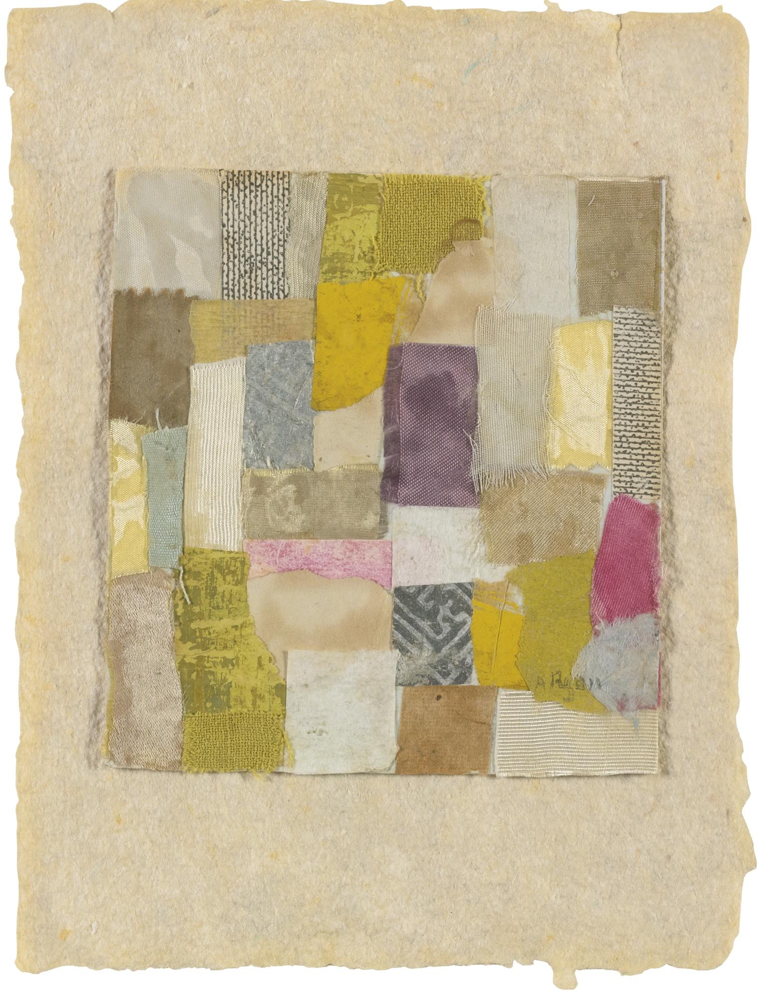 Anne Ryan - Beige Background; Light Blue Background:  Two Works