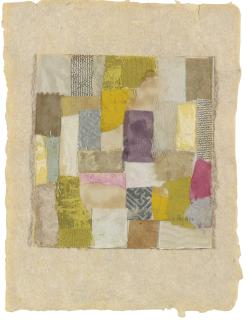 Anne Ryan - Beige Background; Light Blue Background:  Two Works