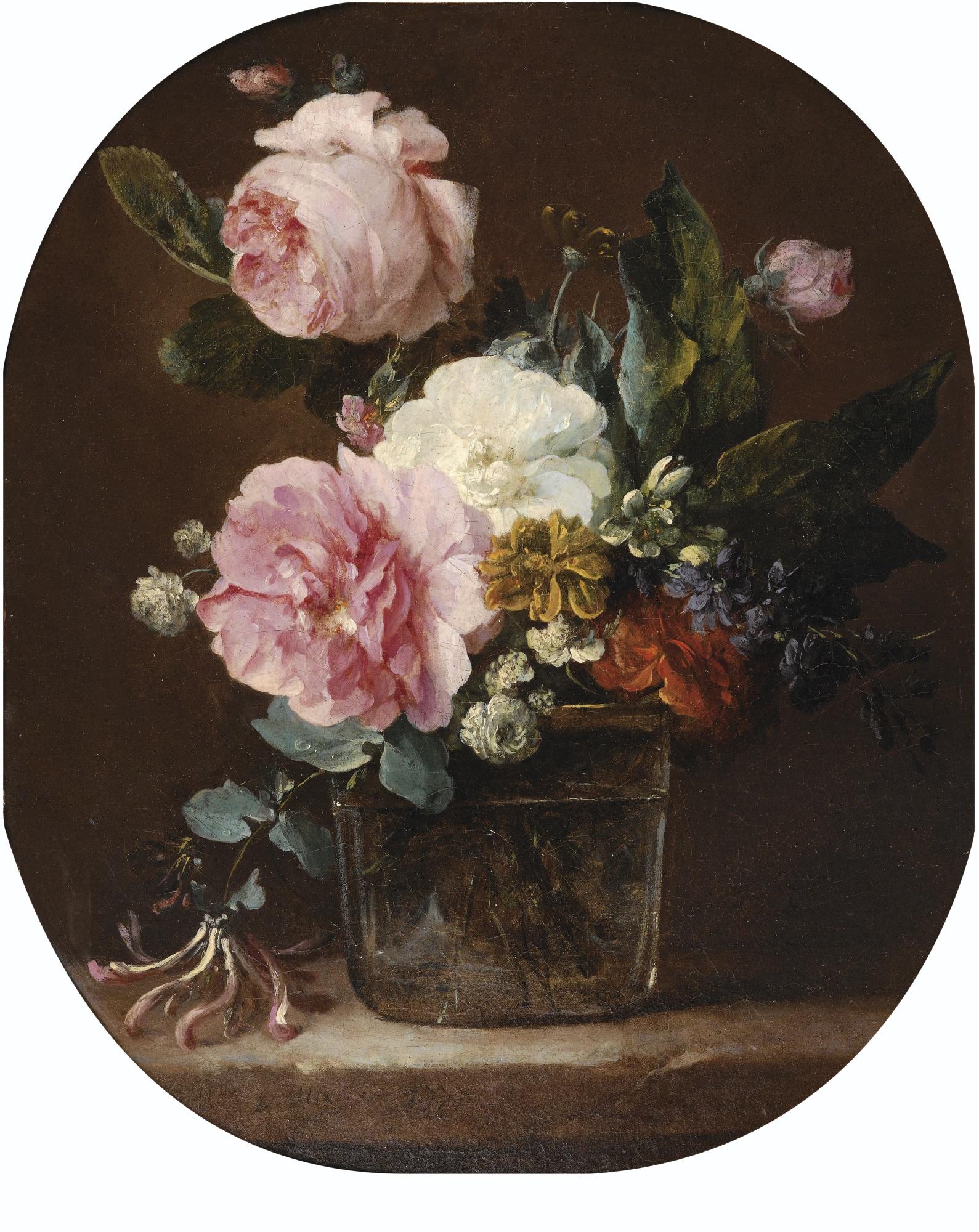 Anne Vallayer-Coster - Bouquet De Fleurs Dans Un Vase