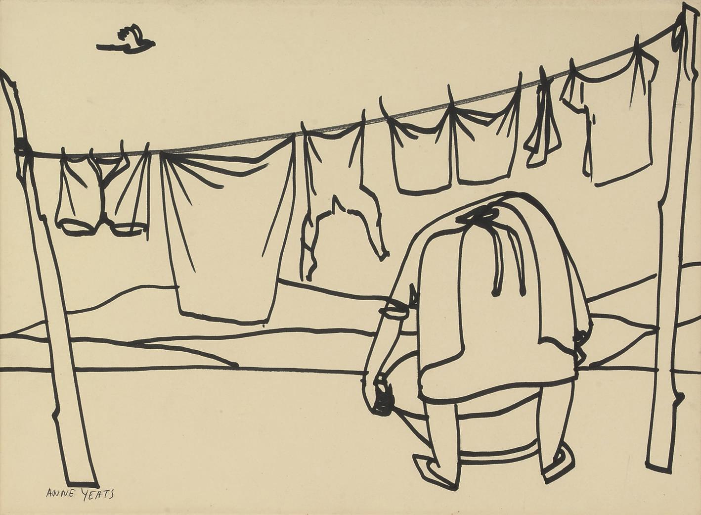 Anne Yeats - Washing Monday