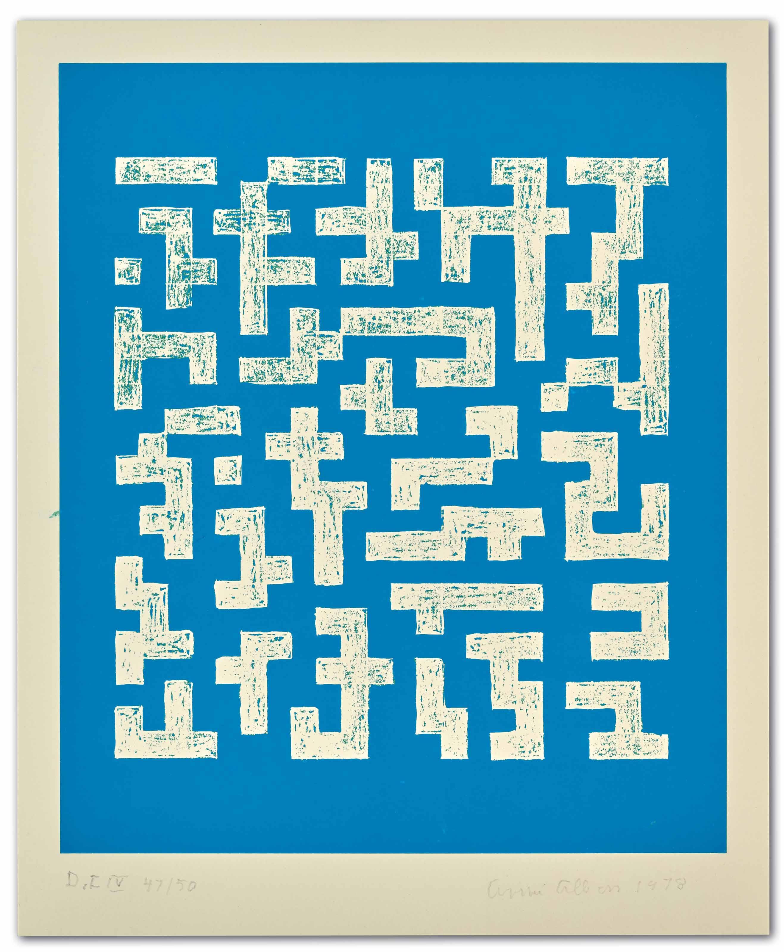 Anni Albers - Double Impression Iv