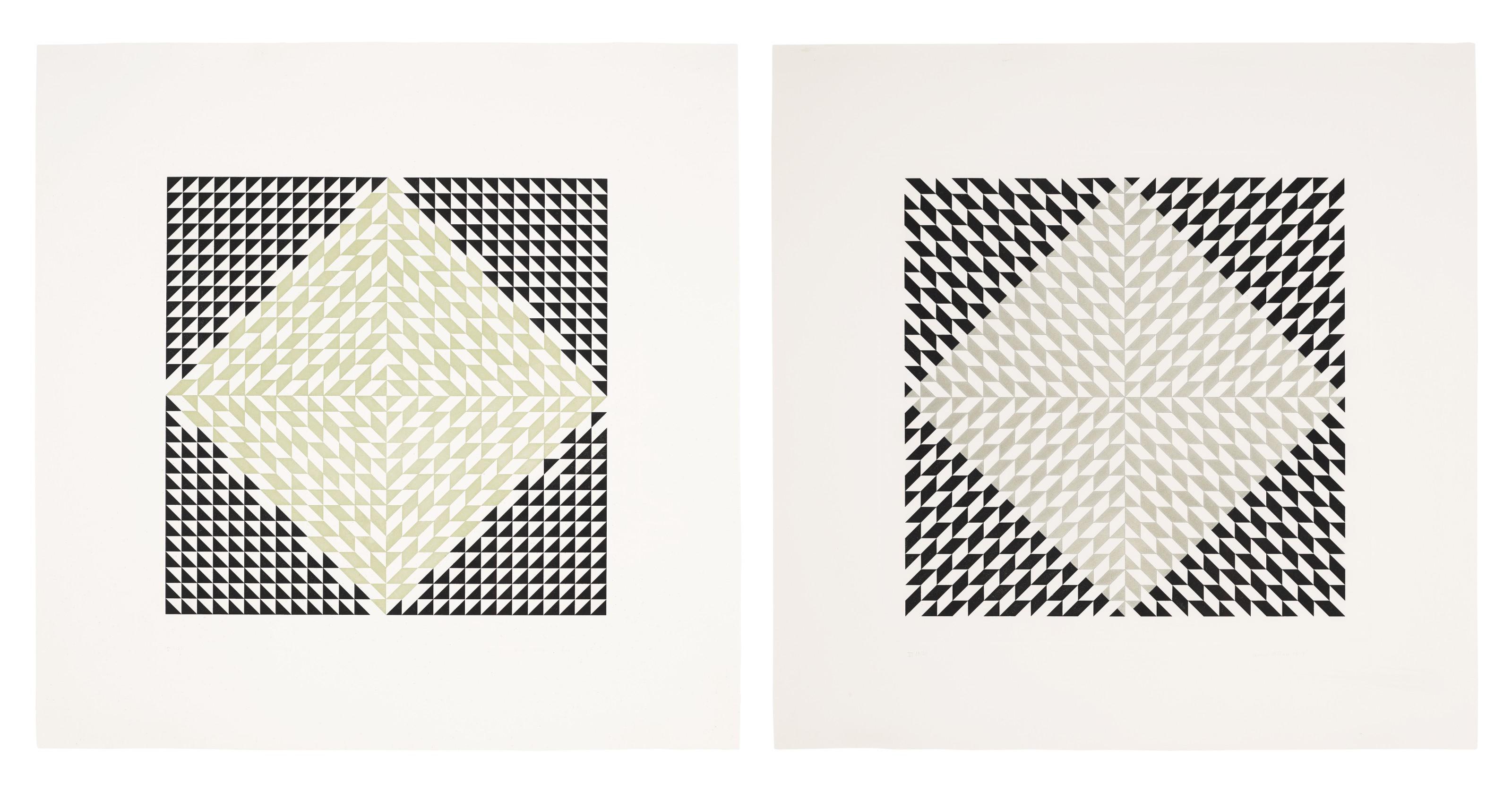 Anni Albers - Second Movement: two prints