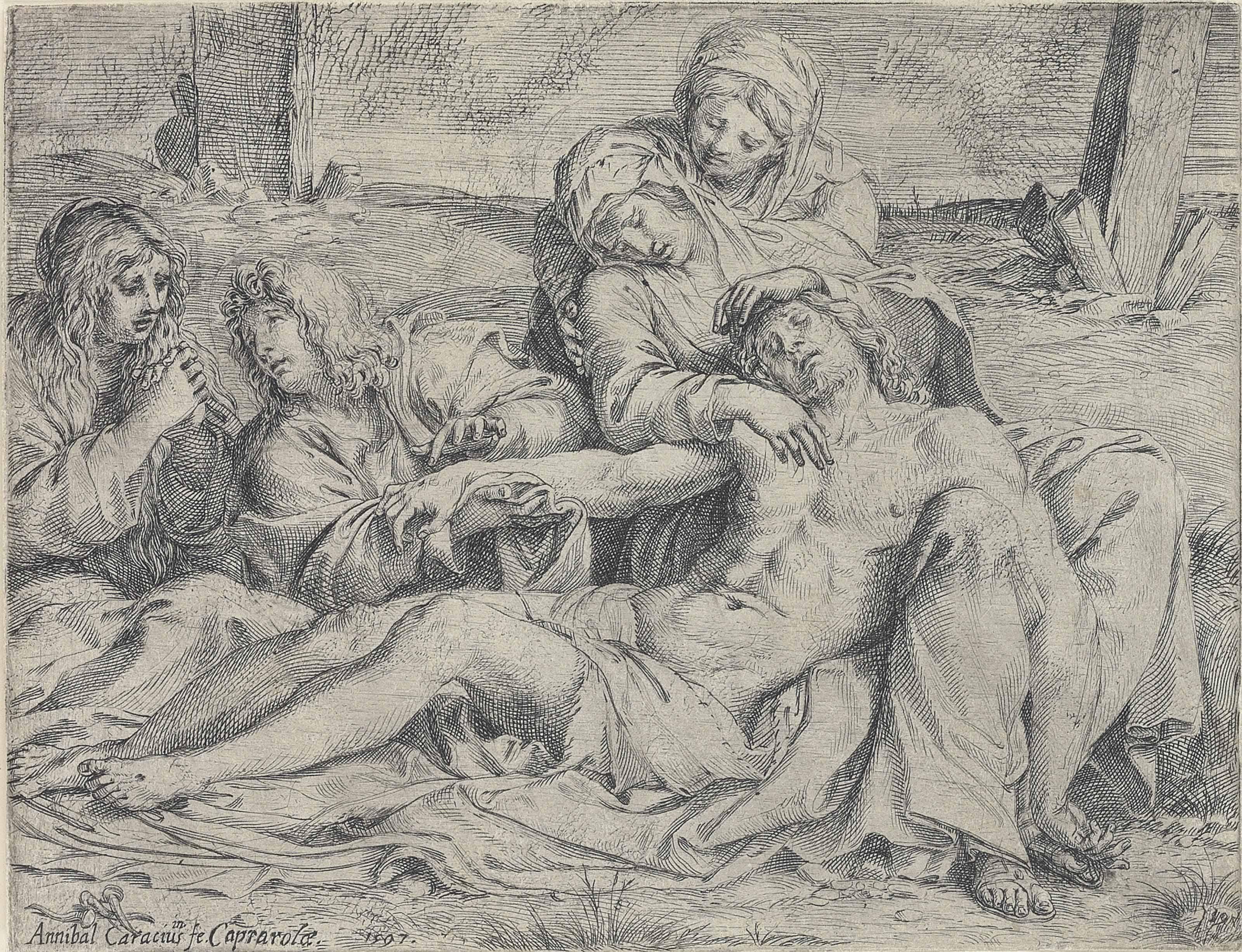 Annibale Carracci - Pietà - \'The Christ Of Caprarola’