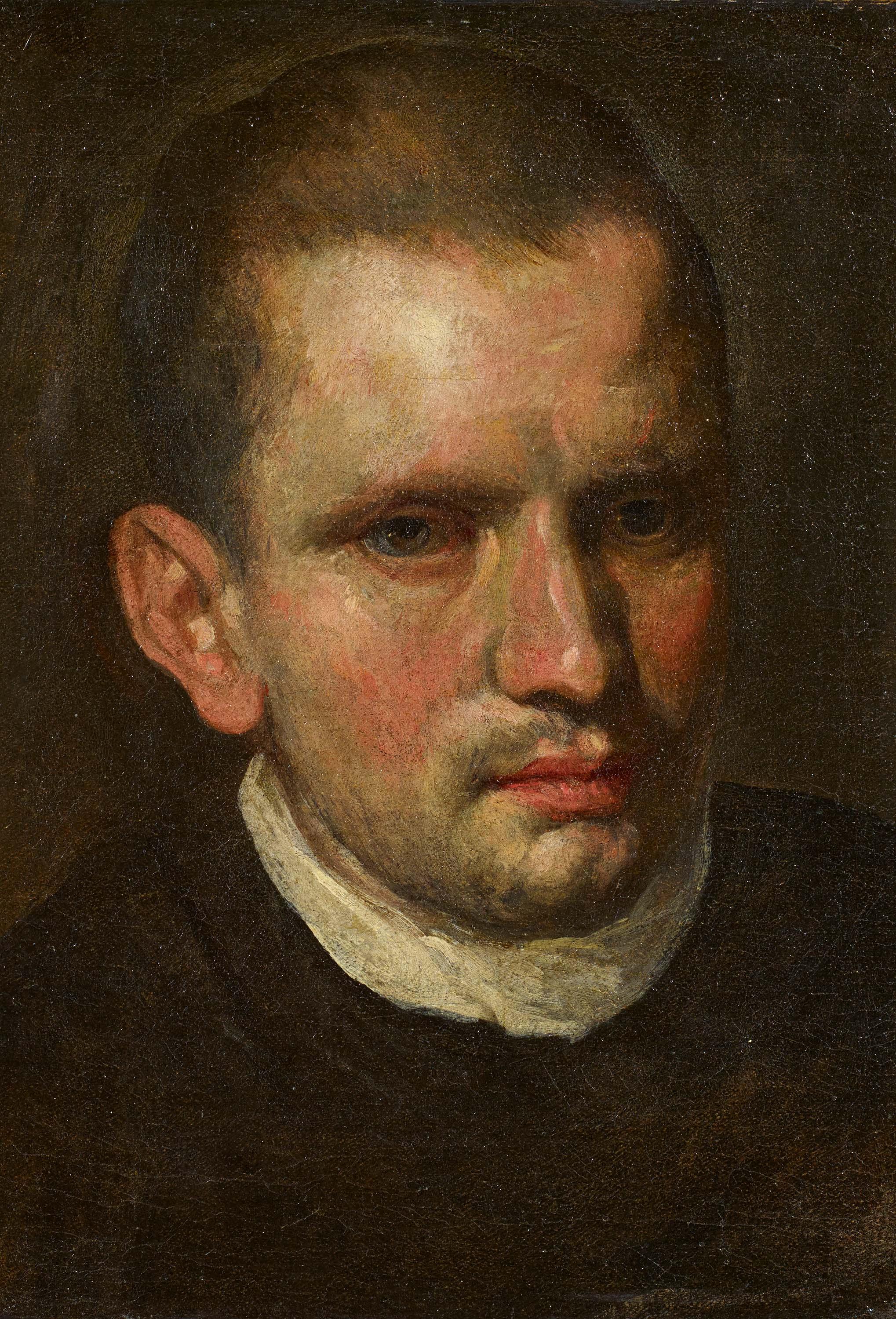 Annibale Carracci - Studienkopf eines jungen Mannes