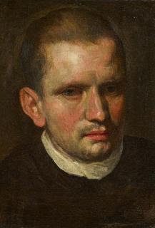 Annibale Carracci - Studienkopf eines jungen Mannes