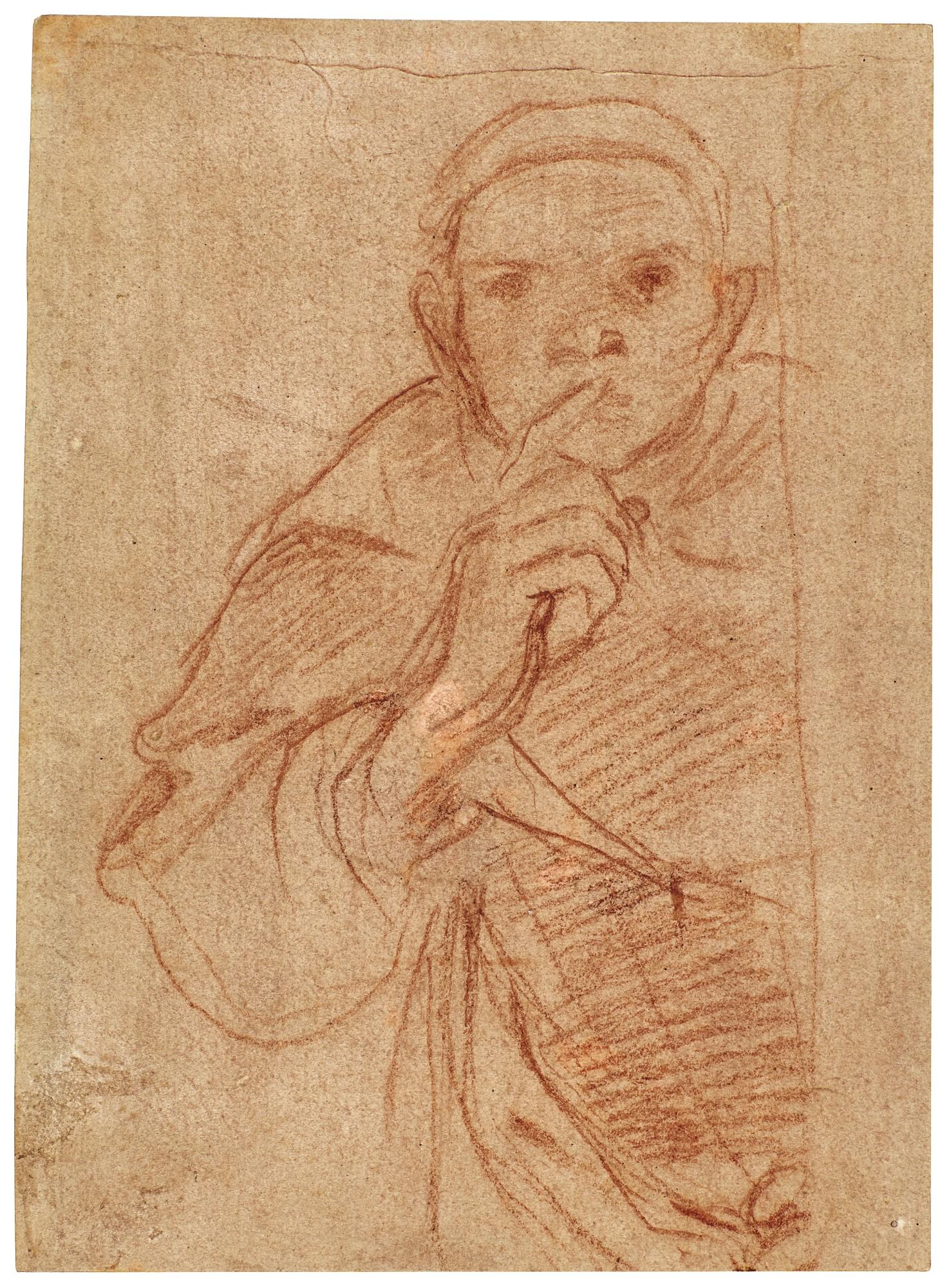 Annibale Carracci - Study of a monk