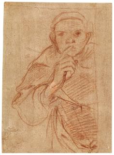 Annibale Carracci - Study of a monk