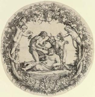 Annibale Carracci - The Drunken Silenus (\'The Tazza Farnese\') (B. 18; Bo. 19)