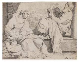 Annibale Carracci - The Holy Family with Saint John the Baptist