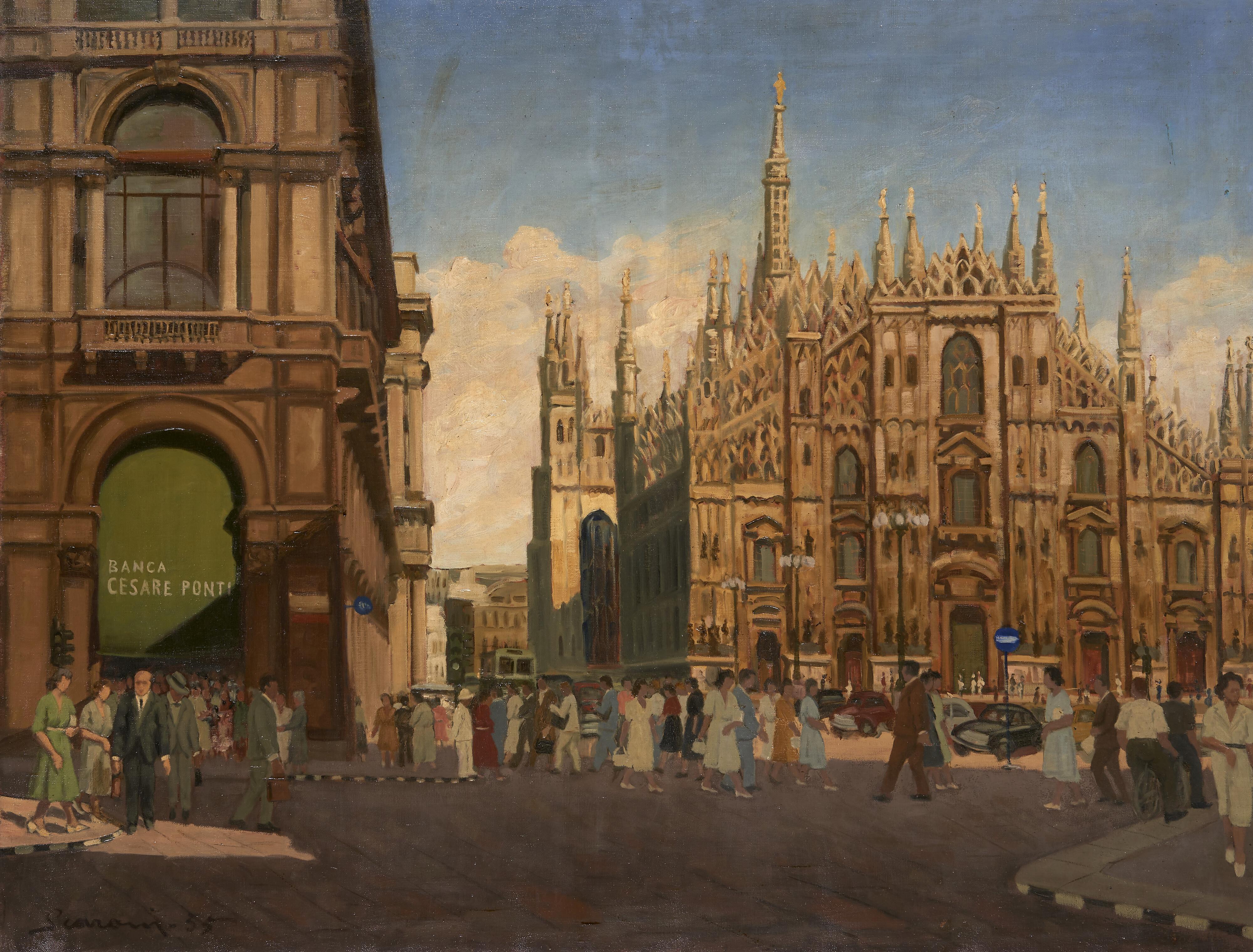 Annibale Scaroni - Milano - Piazza del Duomo