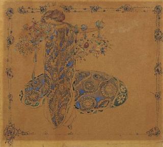 Annie French - A figure study