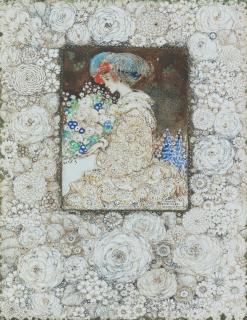 Annie French - Friendship blossoms best beside the wishing well