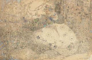 Annie French - Picking flowers