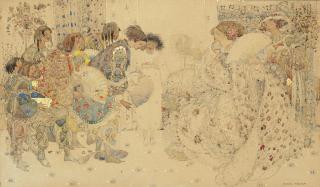 Annie French - The Offering to the Bride (or Homage to the Queen)