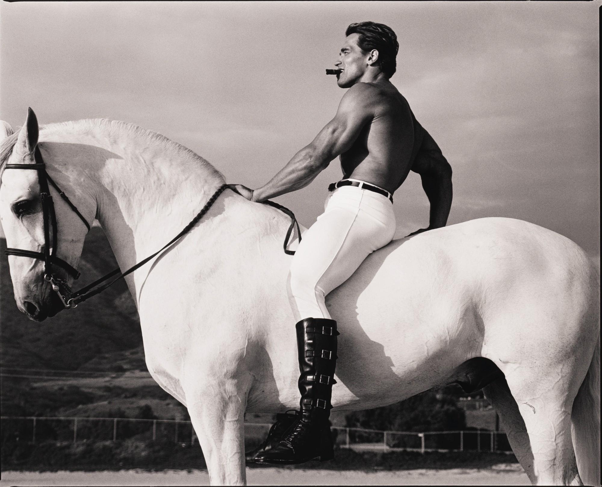 Annie Leibovitz - Arnold Schwarzenegger, Malibu, CA