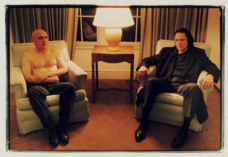 Annie Leibovitz - Portrait of Dennis Hopper and Christopher Walken at Chateau Marmont, 1995