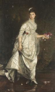 Annie Louisa Swynnerton, A.R.A. - The lady in white