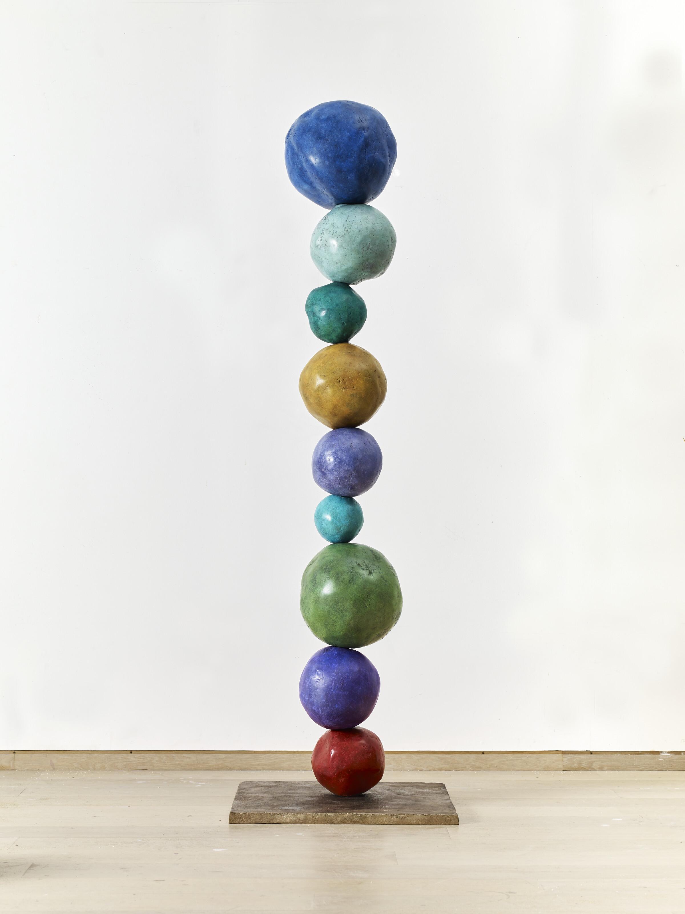 Annie Morris - Bronze Stack 9, Ultramarine Blue