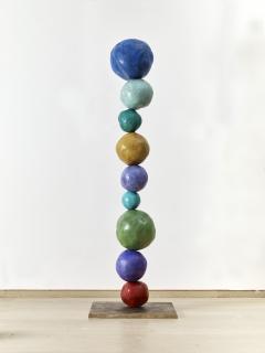 Annie Morris - Bronze Stack 9, Ultramarine Blue
