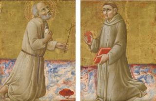 Ansano Di Pietro Di Mencio - Saint Jerome; Saint Anthony Of Padua