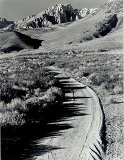Ansel Adams - Basin Peak and the Buttermilk Country Road, c. 1940