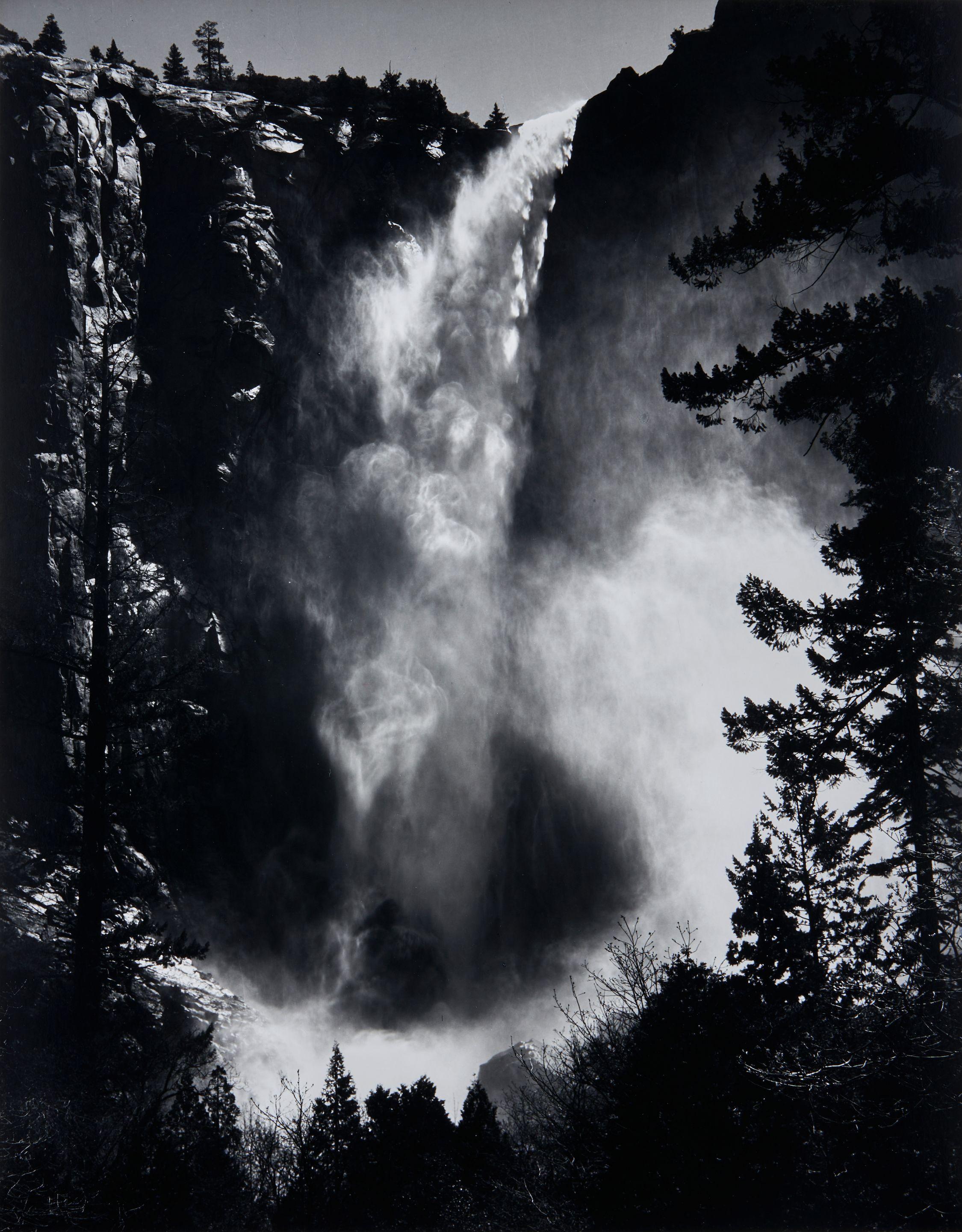 Ansel Adams - Bridalveil Fall, Yosemite National Park, California
