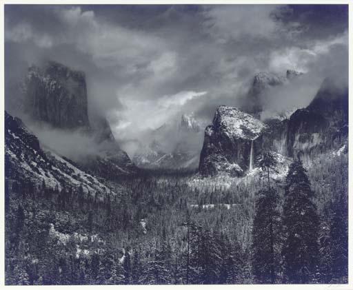 Ansel Adams - Clearing Winter Storm, Yosemite National Park, C.1944