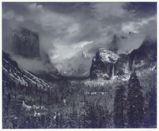 Ansel Adams - Clearing Winter Storm, Yosemite National Park, C.1944