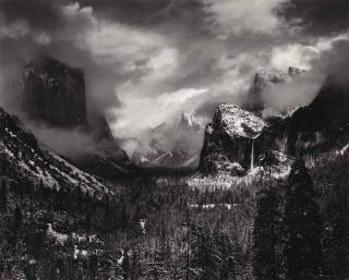Ansel Adams - Clearing Winter Storm, Yosemite National Park, California, 1944