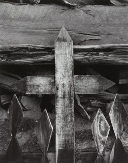 Ansel Adams - \'Crosses, Las Trampas, New Mexico\'