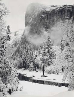 Ansel Adams - El Capitan, Winter, Yosemite National Park, 1948