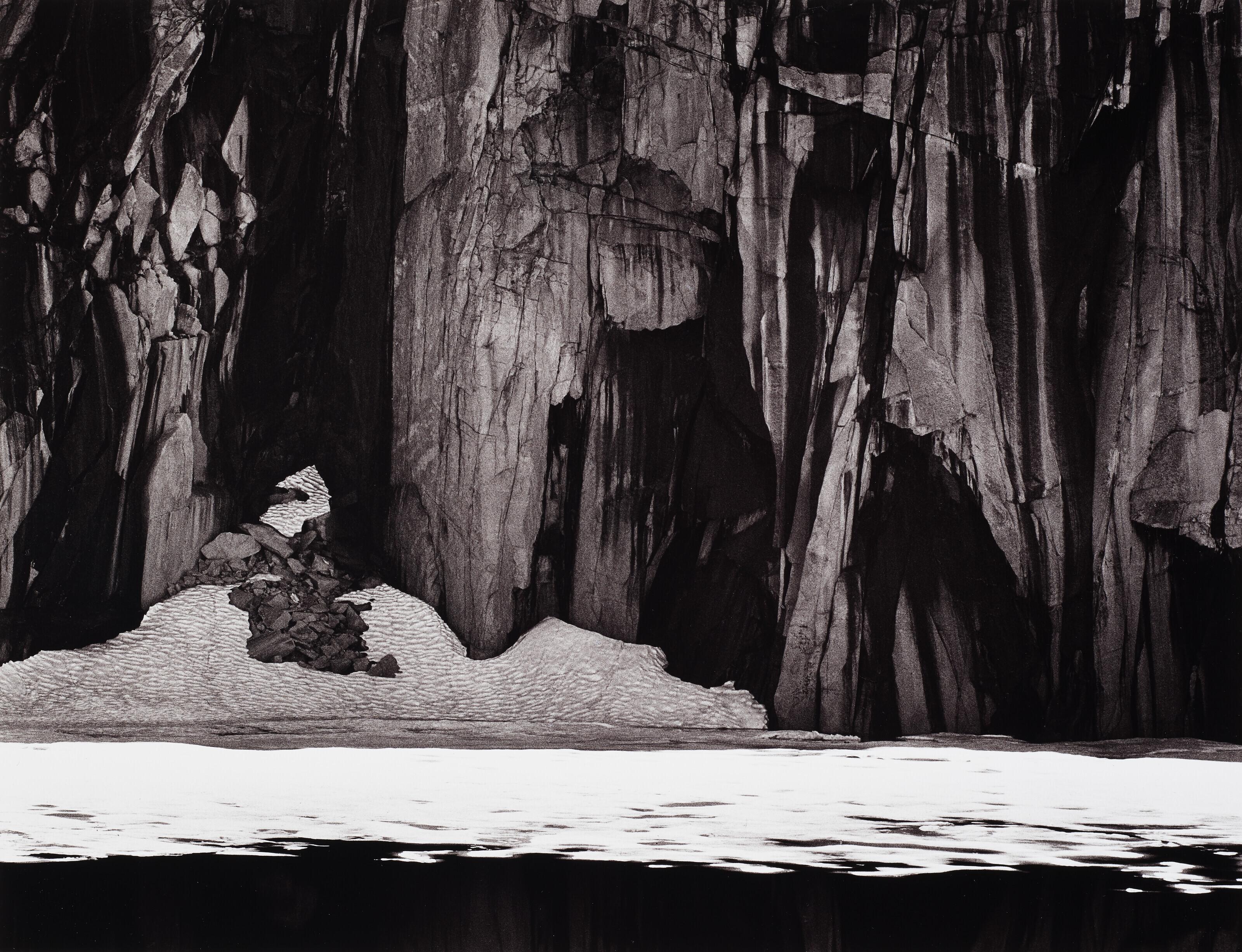 Ansel Adams - Frozen Lake and Cliffs, The Sierra Nevada, California, 1932