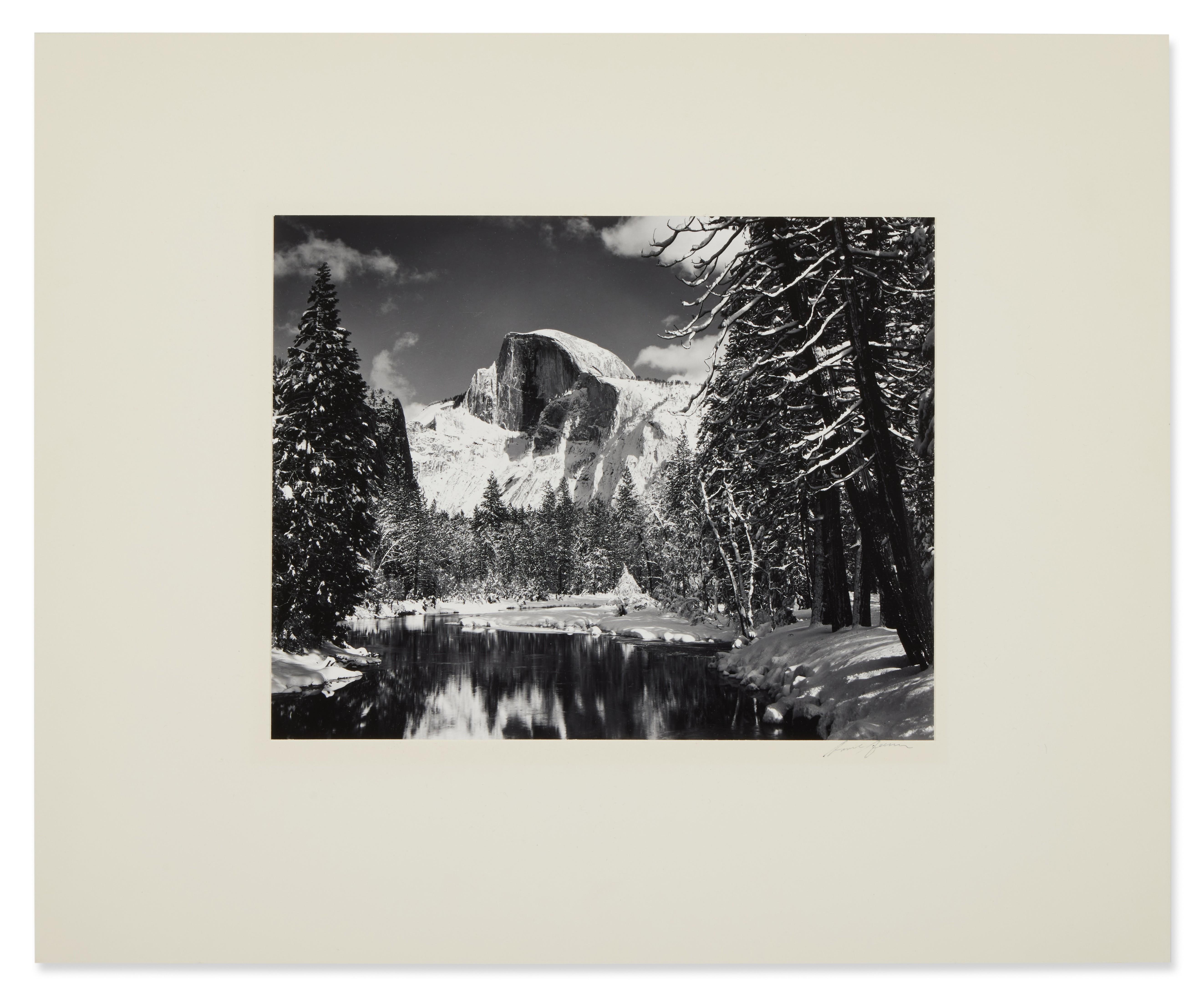 Ansel Adams - Half Dome, Merced River