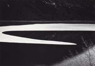 Ansel Adams - Ice on Ellery Lake, Sierra Nevada, California (from Yosemite and the Range of Light), c. 1959