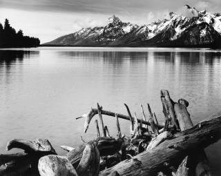 Ansel Adams - Jackson lake and the Tetons 1965