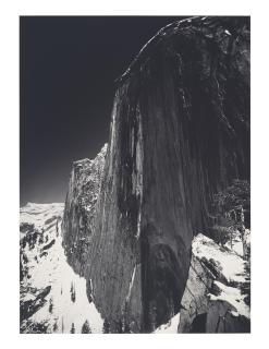 Ansel Adams - Monolith, The Face of Half Dome, Yosemite National Park, c. 1926