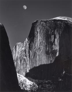 Ansel Adams - Moon and Half Dome, Yosemite National Park
