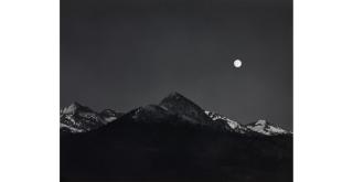 Ansel Adams - Moonrise from Glacier Point, Yosemite National Park, California