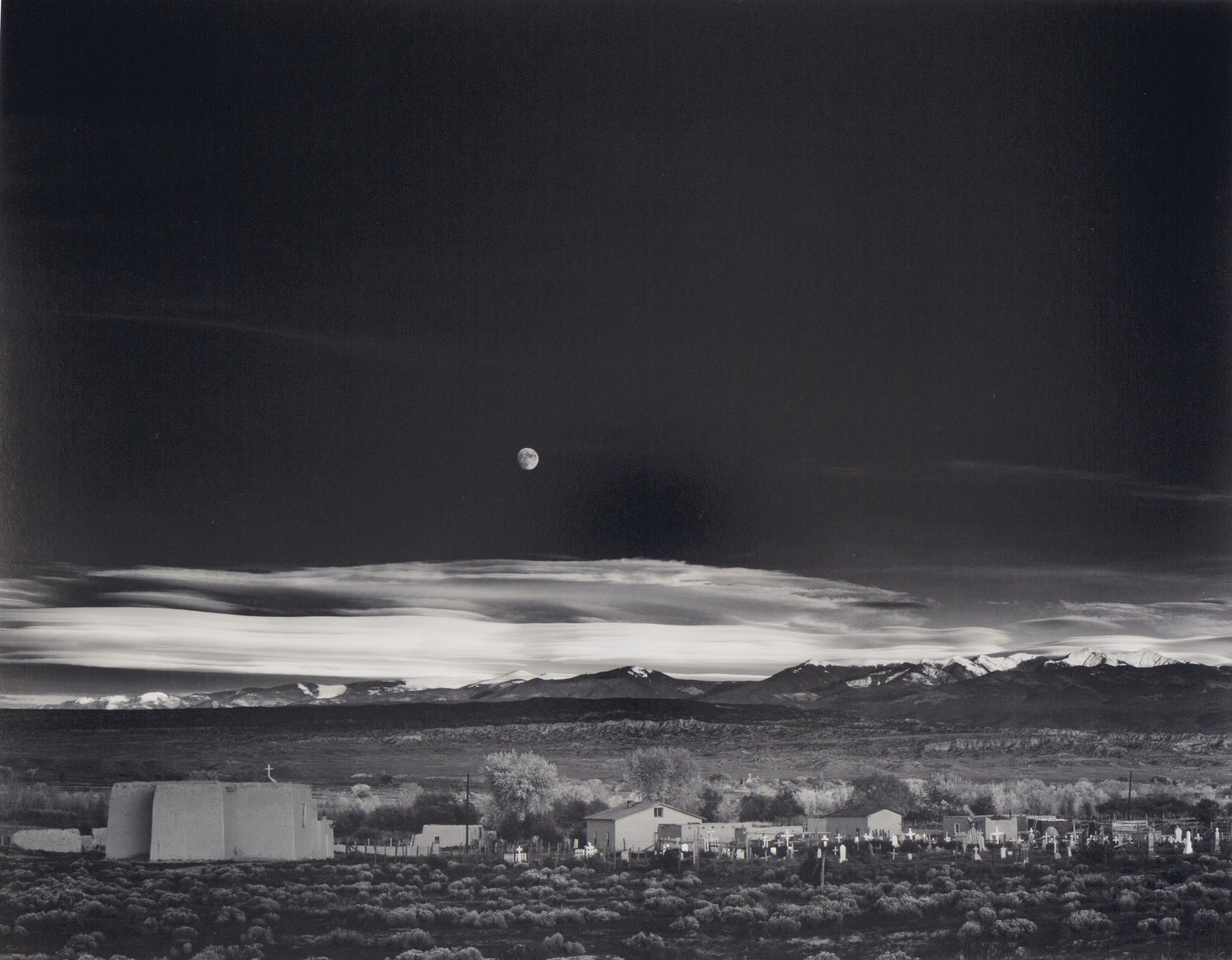 Ansel Adams - Moonrise, Hernandez, New Mexico, 1941