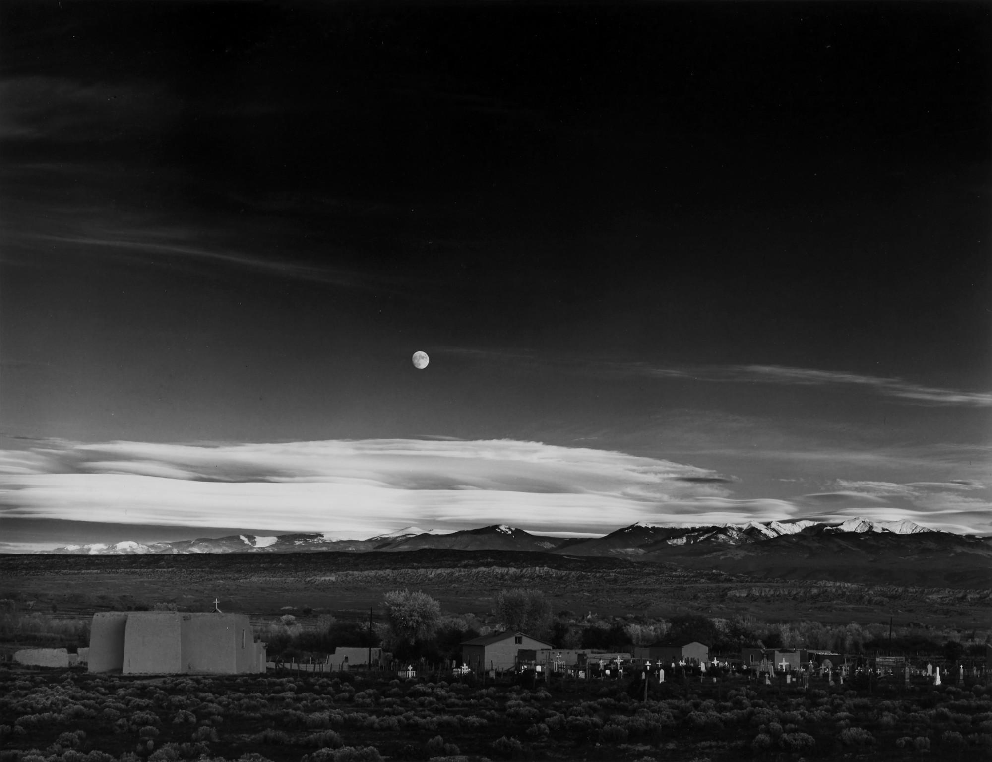 Ansel Adams - Moonrise, Hernandez, New Mexico